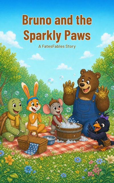 Cover of Bruno and the Sparkly Paws